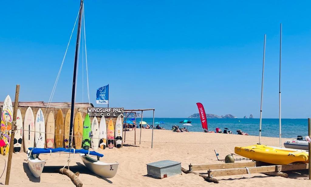 Precioso Apartamento En La Playa De Pals Con Piscina - Recinto Puig Sa Guilla Luaran gambar